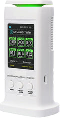 Luchtkwaliteitsmeter Dcdcd Protable - luchtkwaliteitsdetector, met pc-vensanalyse PM2.5 PM10 HCHO TVOC C6H6 CO2-thermometermonitor Thuistester