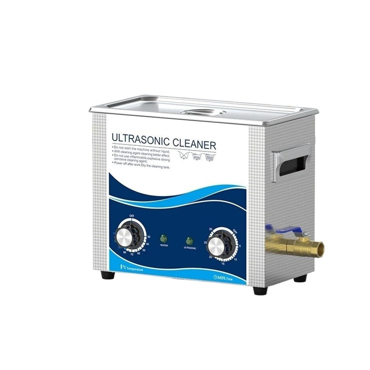 Bingnu Ultrasone reiniger, 22L ultrasone reinigingsmachine 40KHz verwarmingsring, voor auto-onderdelen