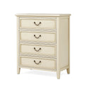 Holzkommode mit 4 Schubladen Beige