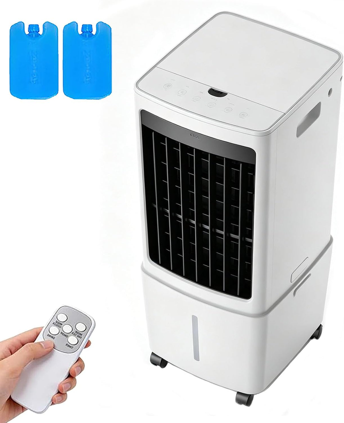 Mobiele airco Draagbare airconditioners, moeraskoeler verdampingsluchtkoeler 2026 opgewaardeerd, met afneembare tank 3,7 GAL, 120 ° oscillatie