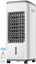 Mobiele airco Luchtkoeler Draagbare luchtkoeler 7 liter, draagbare airconditioner 10.000 BTU, 24-uurs timer, 3 ventilatorsnelheden, voor