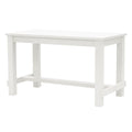 Rechteckiger Tisch Holz Weiß 120x60x75 cm