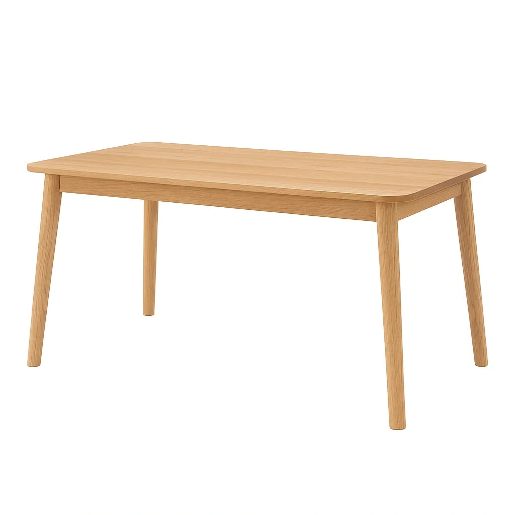 Esstisch Rechteckig Eiche Massivholz 140x80x75cm