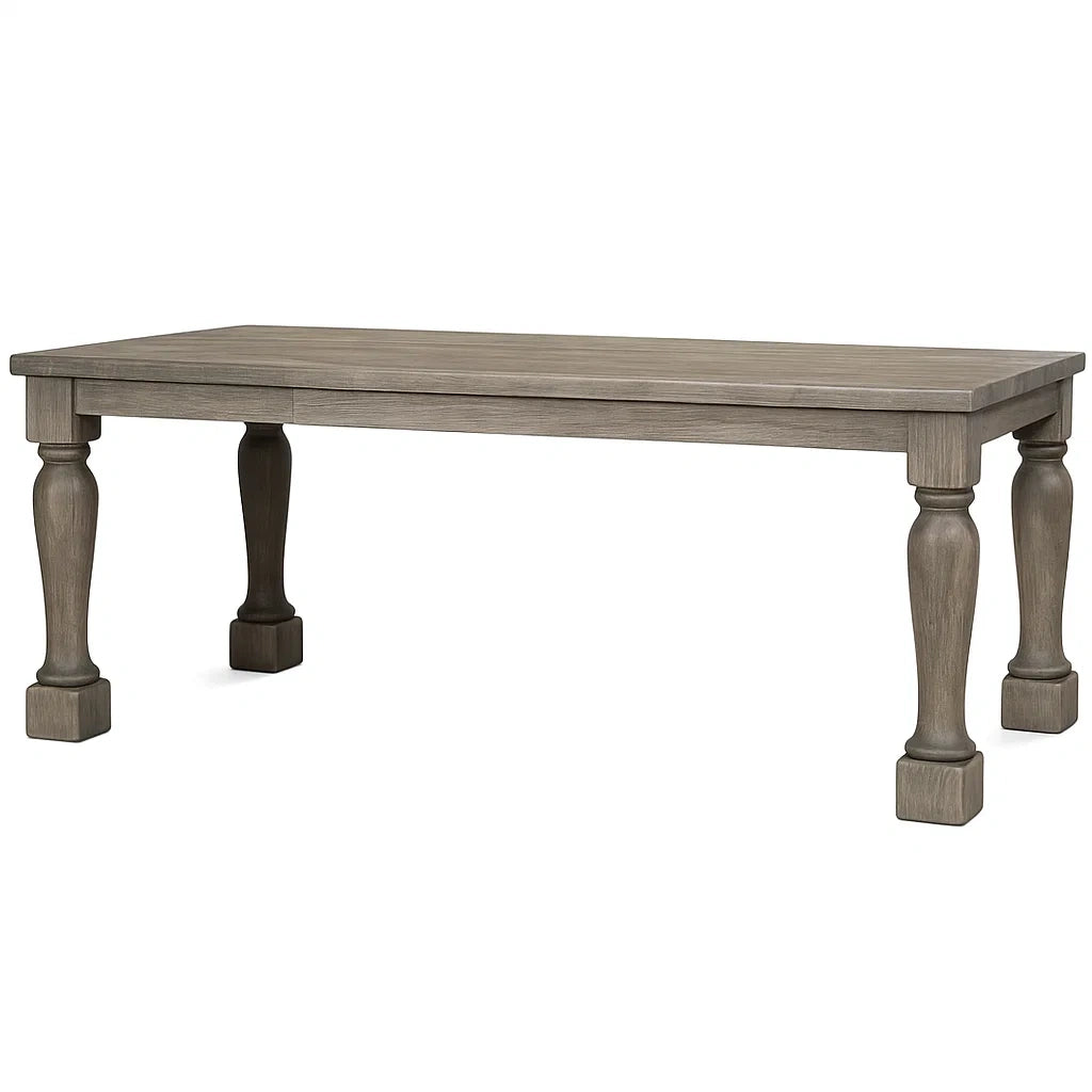 Holzesstisch Grau 180x90x75cm