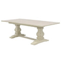 Esstisch Massivholz Creme 200x100x76 cm