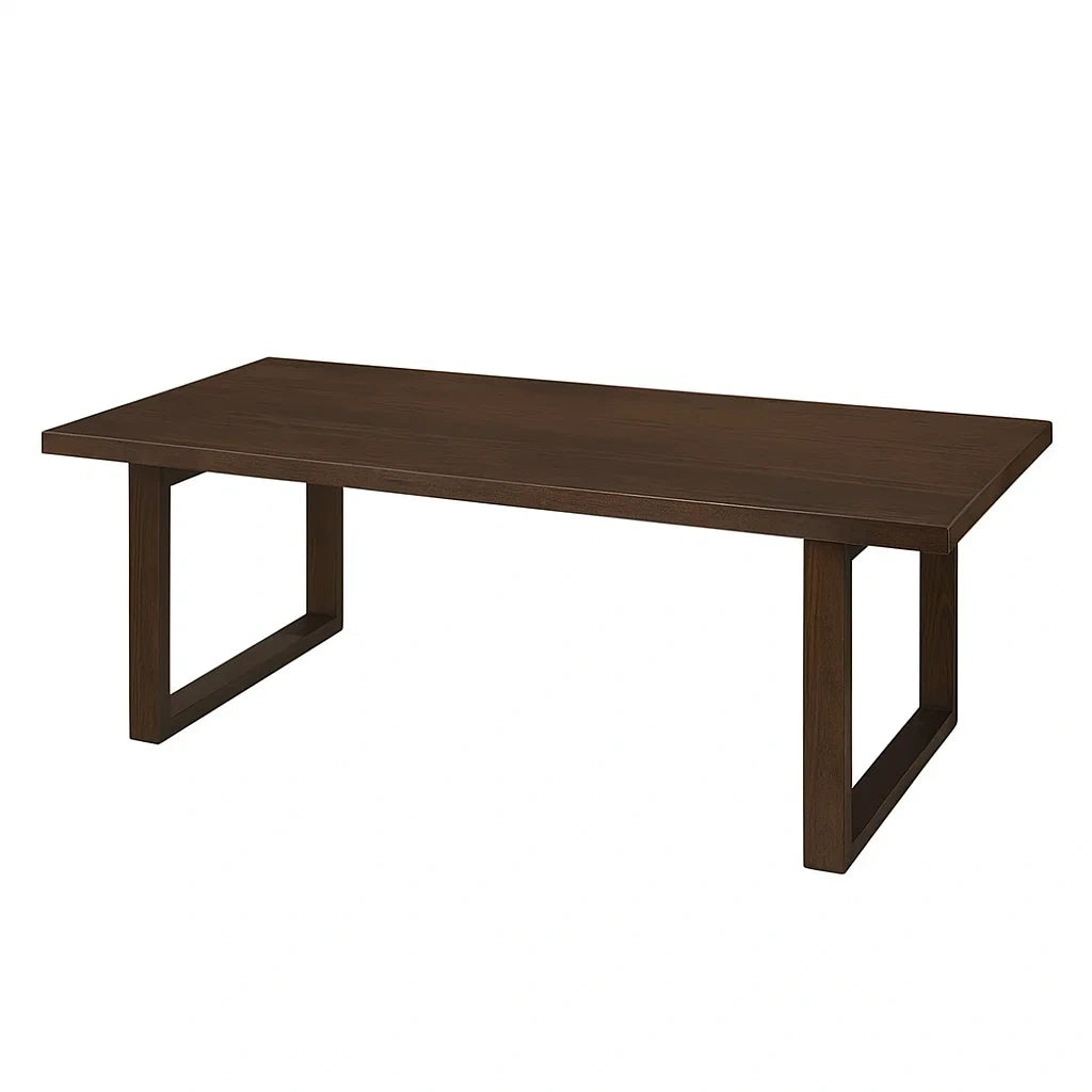 Holz Esstisch Dunkelbraun 180x90x75 cm