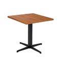Quadratischer Tisch MDF-Platte Stahlgestell 80x80x75cm