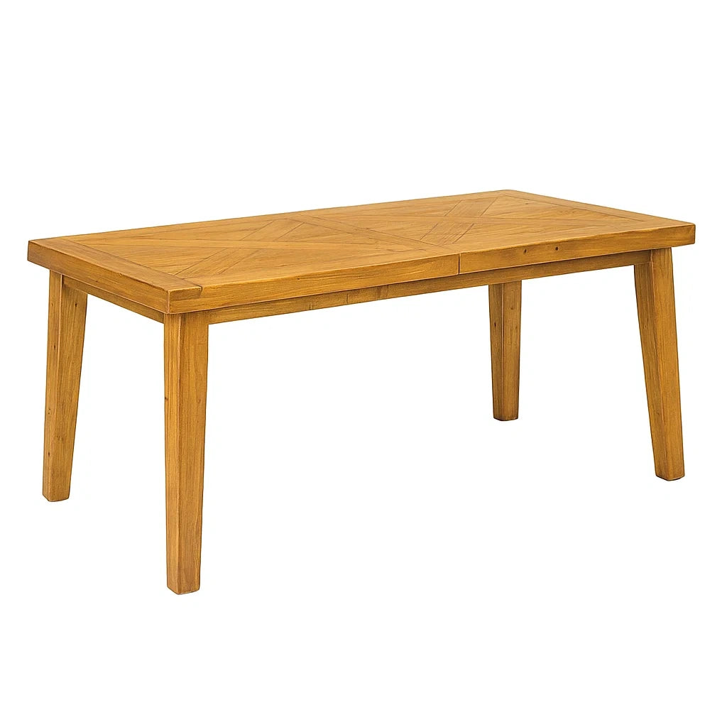 Esstisch Rechteckig Massivholz 180x90x75 cm