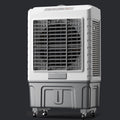 Mobiele airco Verdampingsluchtkoeler, timer 7,5 uur, met tank 55 liter, 120 ° oscillatie, 3 modi, 3 snelheden, met automatisch vullen, voor terras