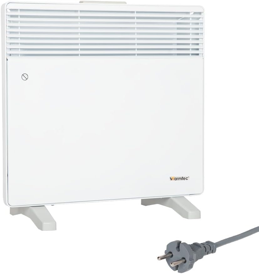 Warmtec Elektrische kachel EWX wandconvector 1000 W, 490 x 450 x 80 mm