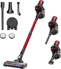 Conopu Steelstofzuiger DH, XCD02 Aspirateur Balai Sans Fil rood en zwart rood/zwart, XCD02 DH
