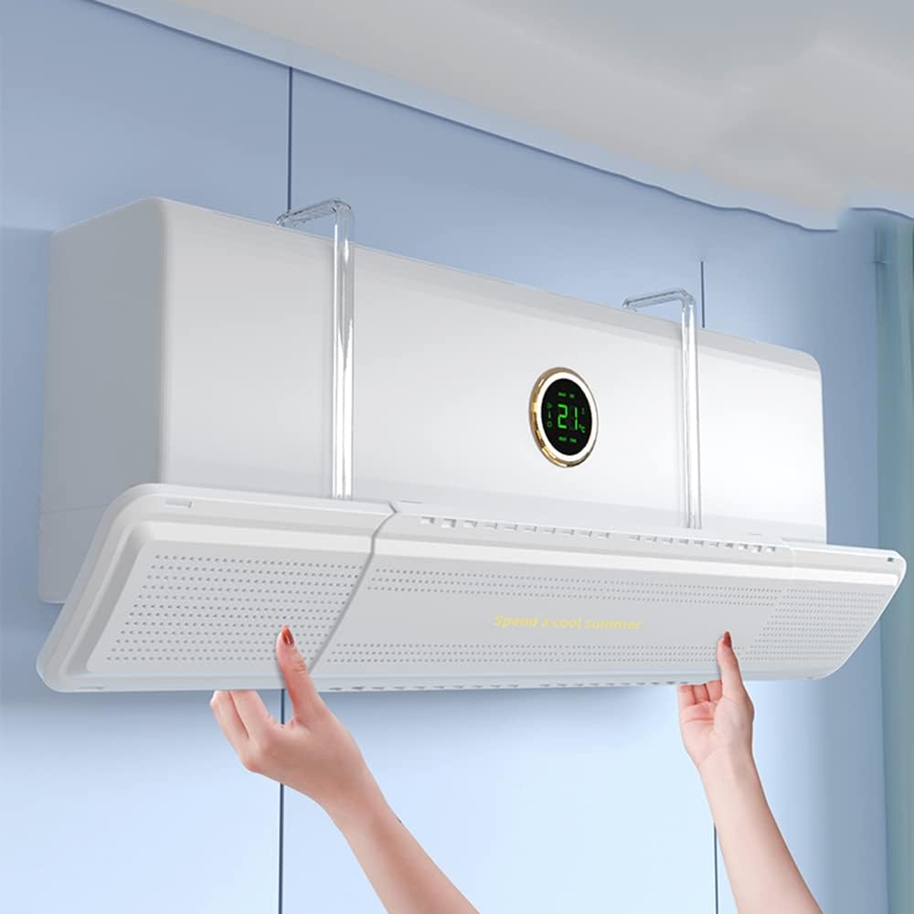Pwabaf Wand-airconditioner Wandgemonteerde airconditioner Windscherm Anti-direct