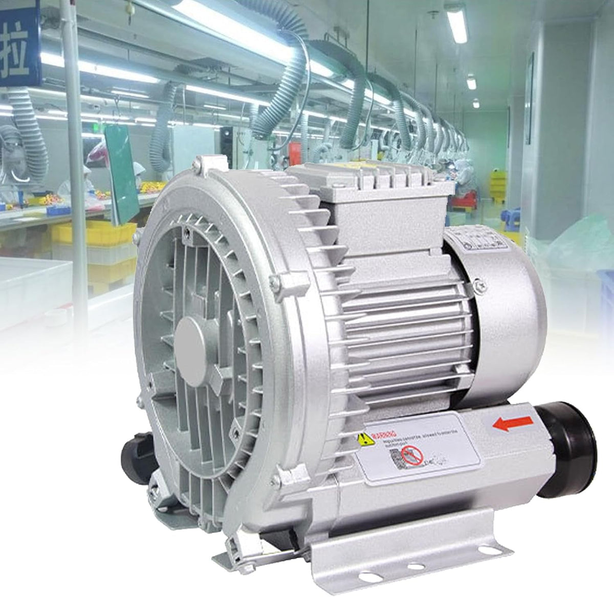 Vnatwgoo Bladblazer Regeneratieve Blaasmachine, 220V/380V Elektrische Luchtpomp, 180W/220V, Vortex Ring Blaasmachine