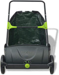 Tidyard Wagens Gazonveegmachine, 5 cm draaibreedte, 103L verzameltas