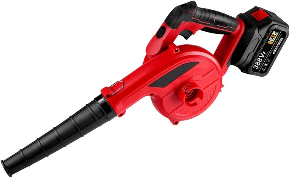 Yfdgd Bladblazer Tuinzuiger 2In1 3500 W Draadloze Elektrische Luchtblazer, voor 18 V Batterij Moeiteloos Tuinonderhoud(1 Battery Set)
