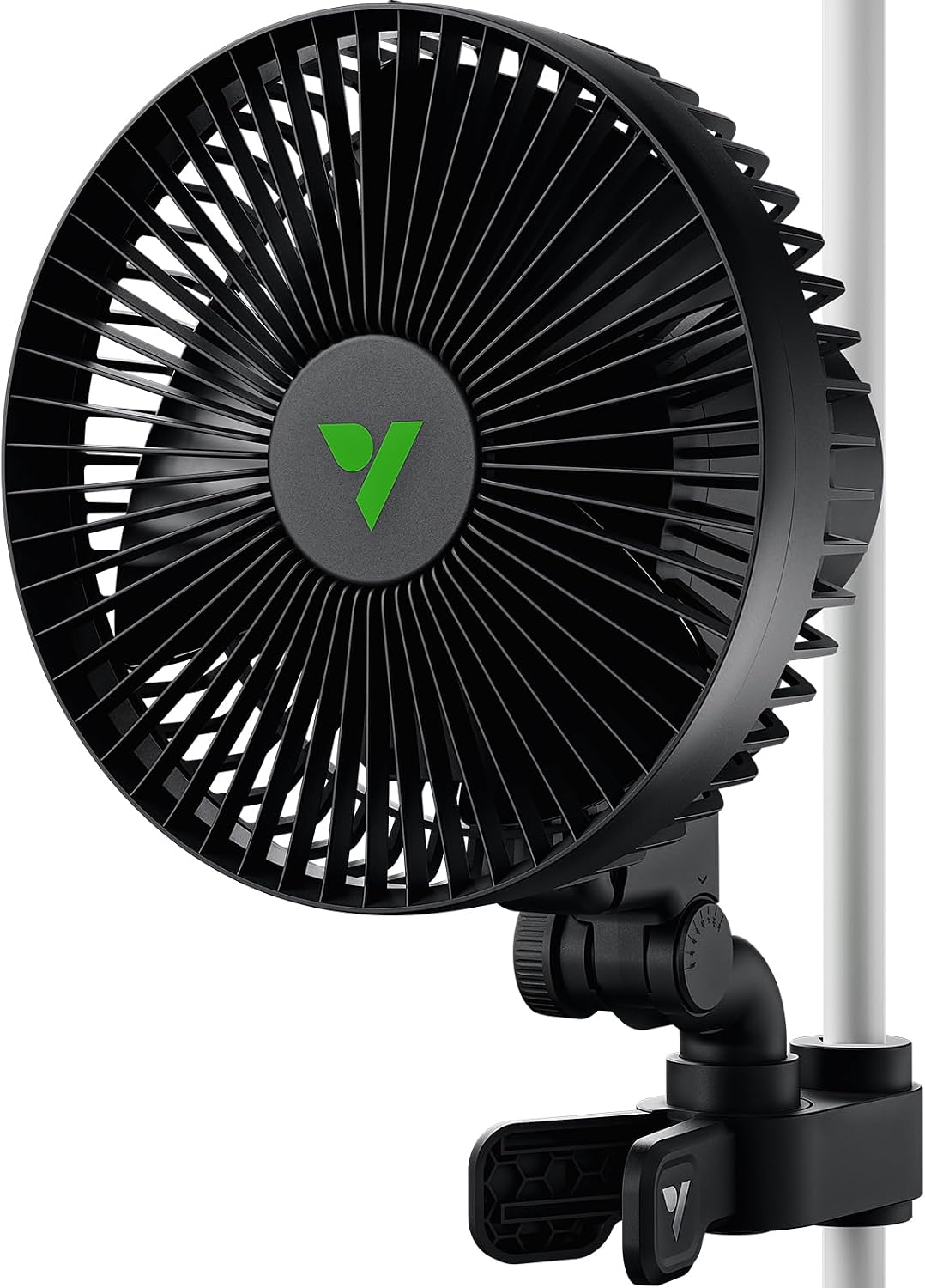 Vivosun Ventilator AeroWave A6 Grow Tent Clip, 15 cm Auto Oscillerende Ventilator, 1 Pack, Veilige Antislipklem, Sterke Luchtcirculatie en Laag Geluid
