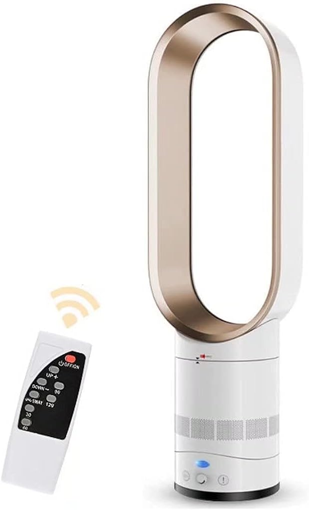 Luchtreiniger Bladloze Ventilator, Met Afstandsbediening, Torenventilator, Tafelmodel/staande Luchtreiniger, Met Oscillerende Luchtstroom