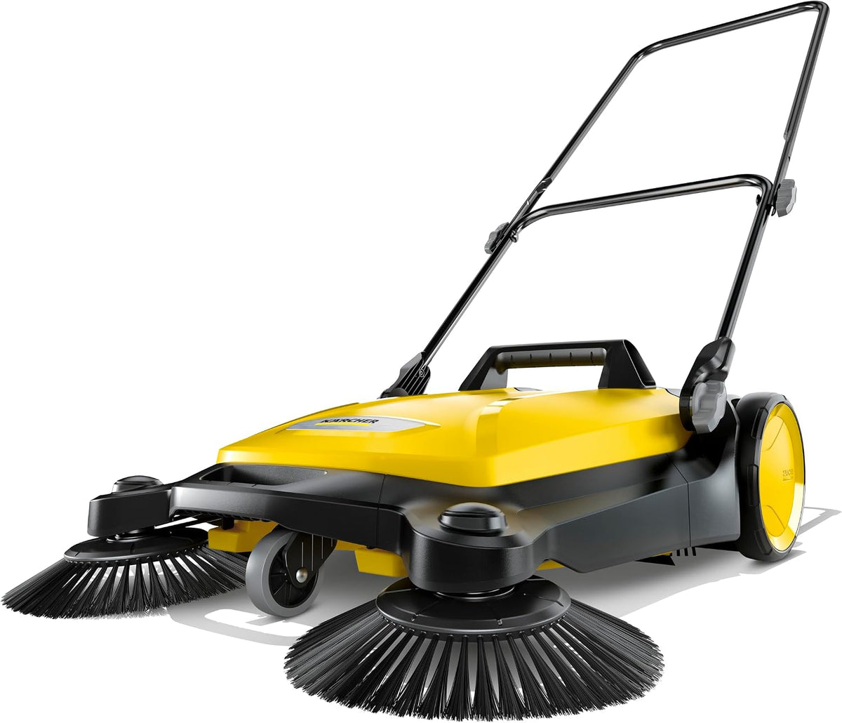 Stofzuiger Kärcher handveegmachine S 4 Twin (all-season, afvalcontainer 20 l, 68 cm veegbreedte, 2 zijborstels, ergonomisch)