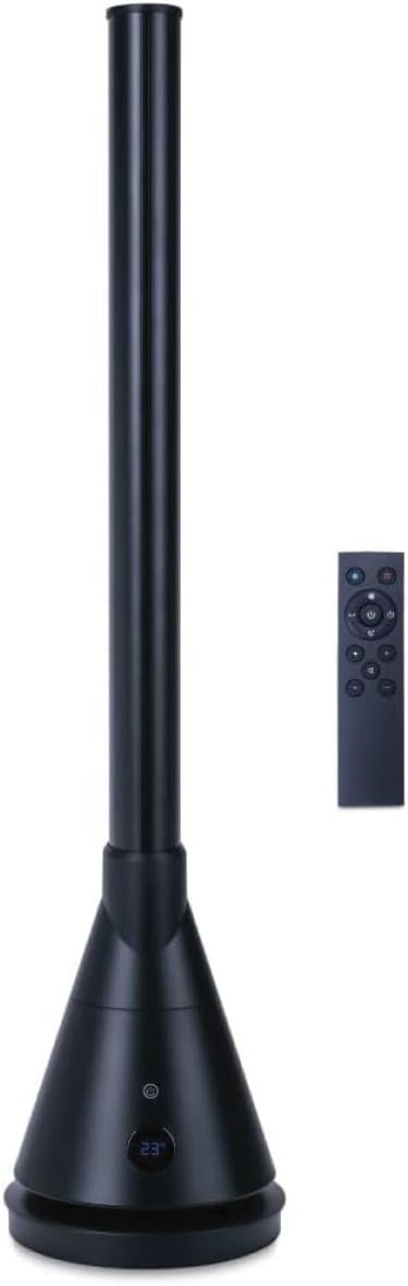 Newlux Ventilator Newteck Dual 365 Torenventilator, 1800 W, 8-uurs timer, temperatuur instelbaar 1-30 °C, 4 warmtestanden en 9 koud, afstandsbediening