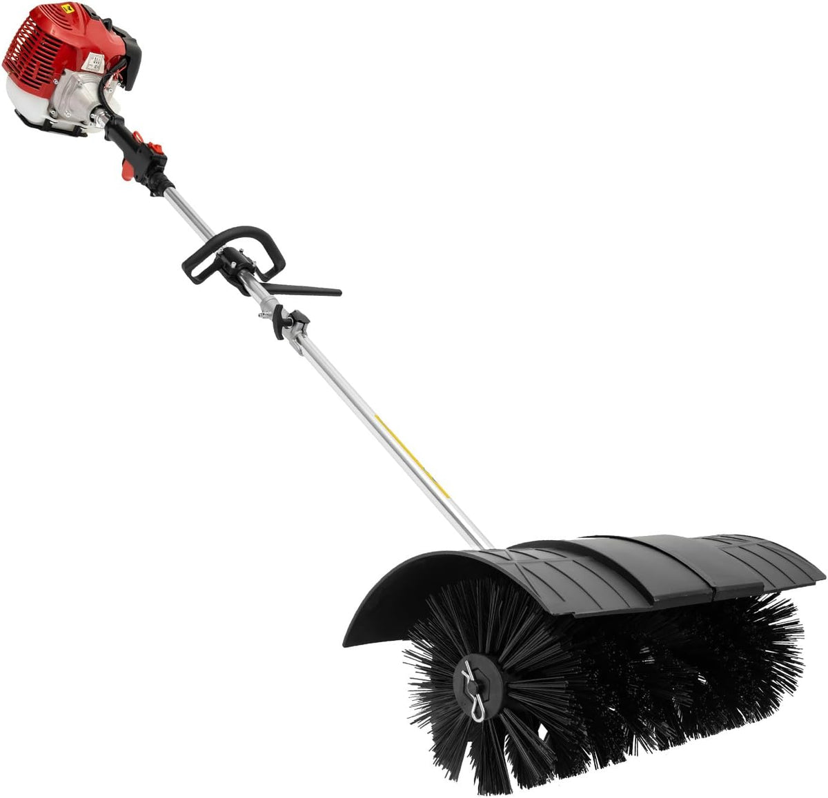 Steelstofzuiger Xuemanshop Veegmachine motorbezem, 1700 W, 2-takt 52 cc elektrische bezem, draadloze veegmachine, sneeuwruimer, benzine