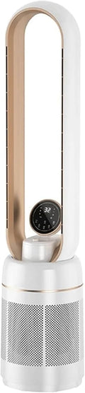 Qwpydxn Ventilator Elektrische Bevochtigingsfunctie Torenventilator, met afstandsbediening Veiligheid, Bladloze ventilator, voor thuis