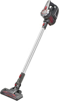 Wintem Steelstofzuiger Draadloze stofzuiger, 0,8 l, 21,6 V, 22 x 23 x 109 cm, met transparante container, elektrische bezem, draadloos