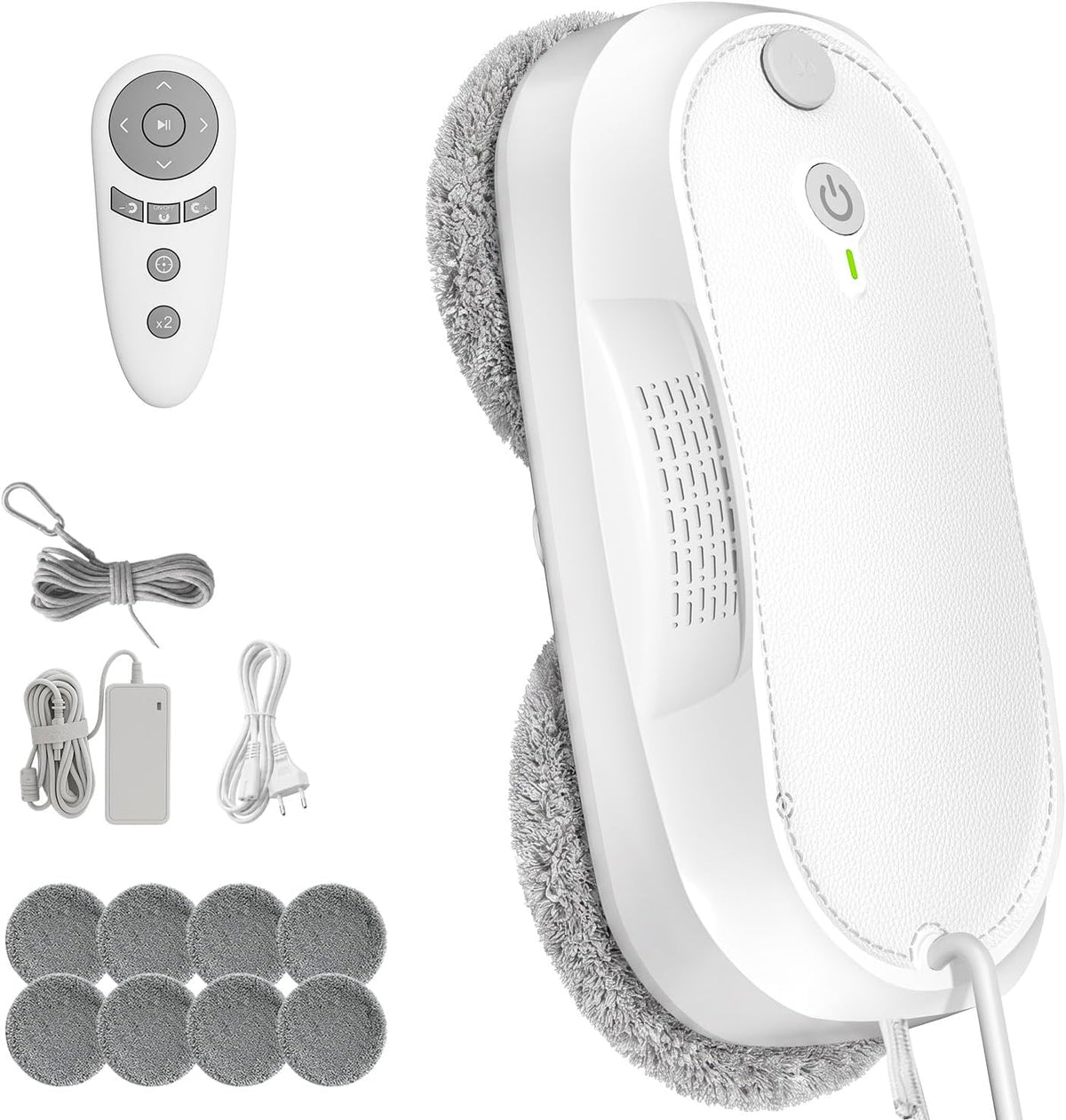 Raamreiniger KKI X2 Slimme Raamreinigingsrobot, Wit, Automatische Dubbele Sproeifunctie