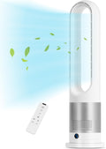 Ezsmart Ventilator 28dB Torenventilator, 66 cm 80° oscillerende stille ventilator 8-uurs timer, 8 instelbare windstanden, met afstandsbediening