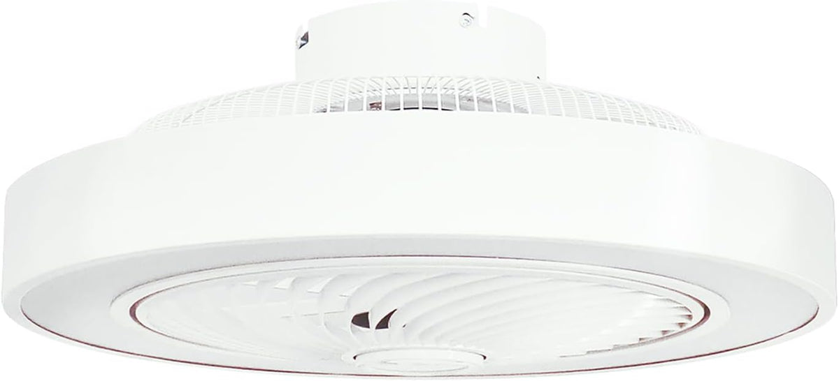 Ventilator Jocca Plafondventilator, afstandsbediening, timer, met verstelbaar ledlicht, vakken van natuurlijk hout, zomer- en winterfunctie
