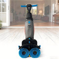 Gyqssd Polijstmachine Commerciële Vloerschrobber, Bereik 13000 M2/Uur grijs, Met Dubbele Borstels En 43 Cm Reinigingsbreedte