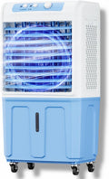 Mobiele airco Sxpypiz Vensterloze draagbare airconditioner, met 3 snelheden, 120 ° oscillatie, verdampingskoeler, grote watertank