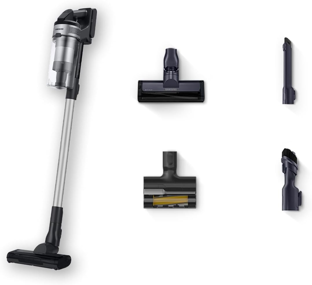 Samsung Steelstofzuiger VS15A60AGR5/WA Jet 65 Pet, vermogen 150 W, accuduur tot 40 minuten, draadloze stofzuiger