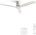 Create Ventilator / Windcalm M Plafondventilator ABS wit, met afstandsbediening en wandschakelaar / 40 W, timer van 1 tot 4 uur, Ø 132 cm, 6 snelheden