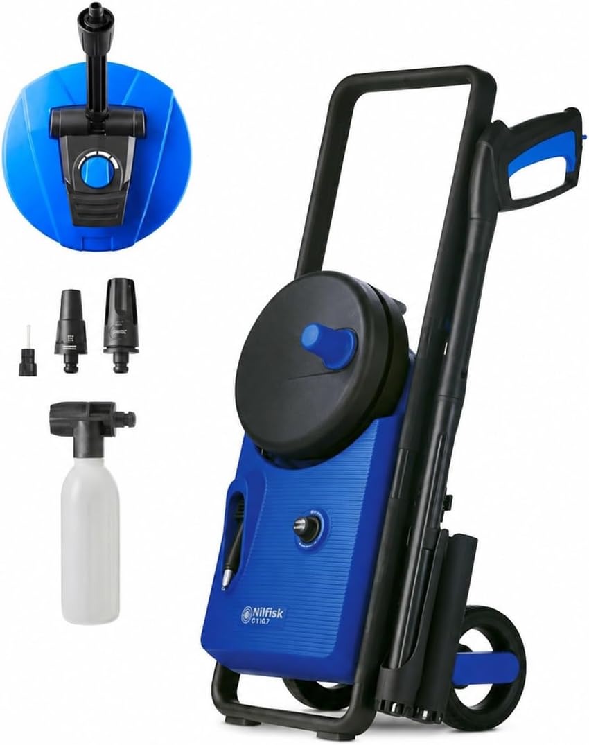 Nilfisk Hogedrukreiniger CORE 150-10 Power Control PA EU (150 bar, slanglengte 10 m, fijnspuitsysteem) 128471335, metalen pomp