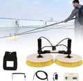 Wzlmz Raamreiniger Telescoopstang, voor zonnepaneelreiniging - 3,5 M/5,5 M/7,5 M Efficiënte elektrische borstel, automatische watersproeier (7,5 m)