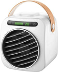 Mobiele airco Luchtkoeler Verdampings USB Mini Draagbare Luchtkoeling, Led Digitale Temperatuurweergave Desktop Fan Luchtbevochtiger Luchtreiniger