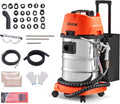 Vevor Zandstraler Machine, 30 liter en 1600 W, met 23 adapters, voor het reinigen van walnootzand, fysieke zandstraalmachine op wagen