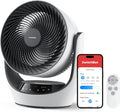 Ventilator SwitchBot Circulatieventilator, Krachtige en stille USB-bureauventilator 24 dB, 9-uurs timer, 4 standen, Werkt