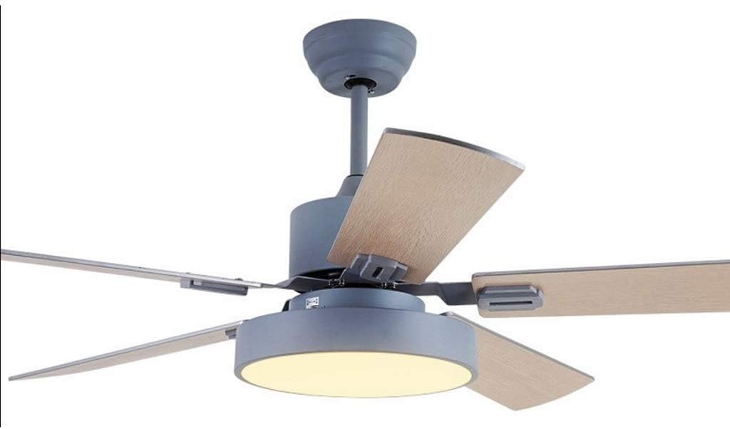 Duirhnfv Ventilator Retro Plafond Licht Huishoudelijke Licht Houten 5 Blad