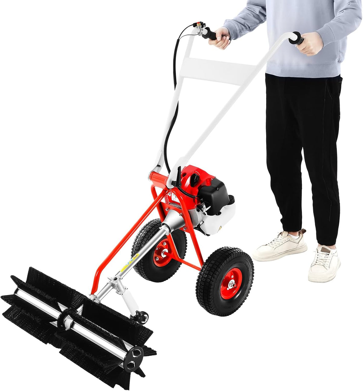 Sneeuwfrez Brexolp 43CC tweetakt benzinemotor, geschikt, veegmachine, tweetaktmotor, elektrische sneeuwblazer, grasmaaier, sneeuwblazer, bezemmaaier