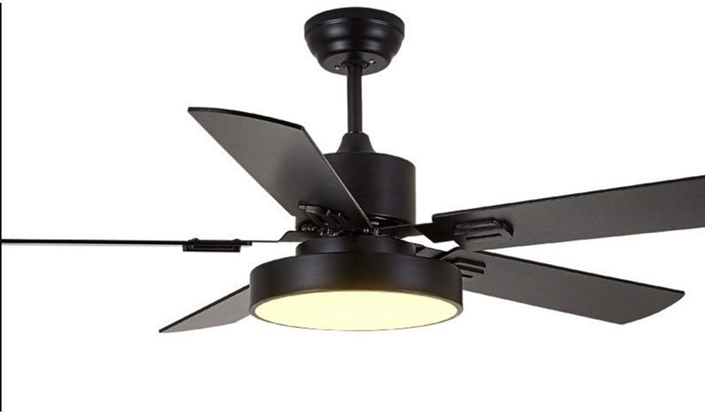 Duirhnfv Ventilator Retro Plafond Licht Huishoudelijke Licht Houten 5 Blad