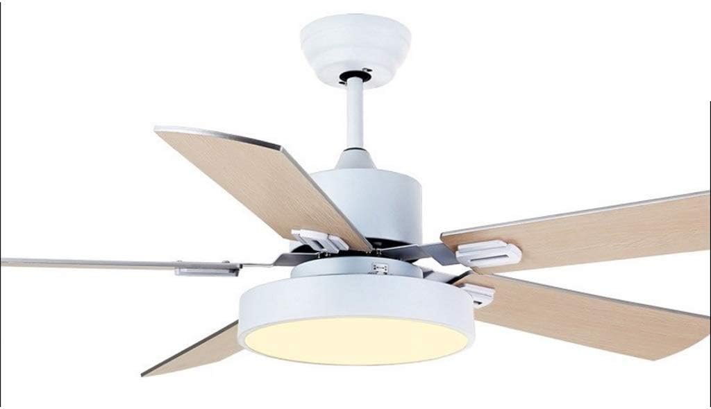 Duirhnfv Ventilator Retro Plafond Licht Huishoudelijke Licht Houten 5 Blad