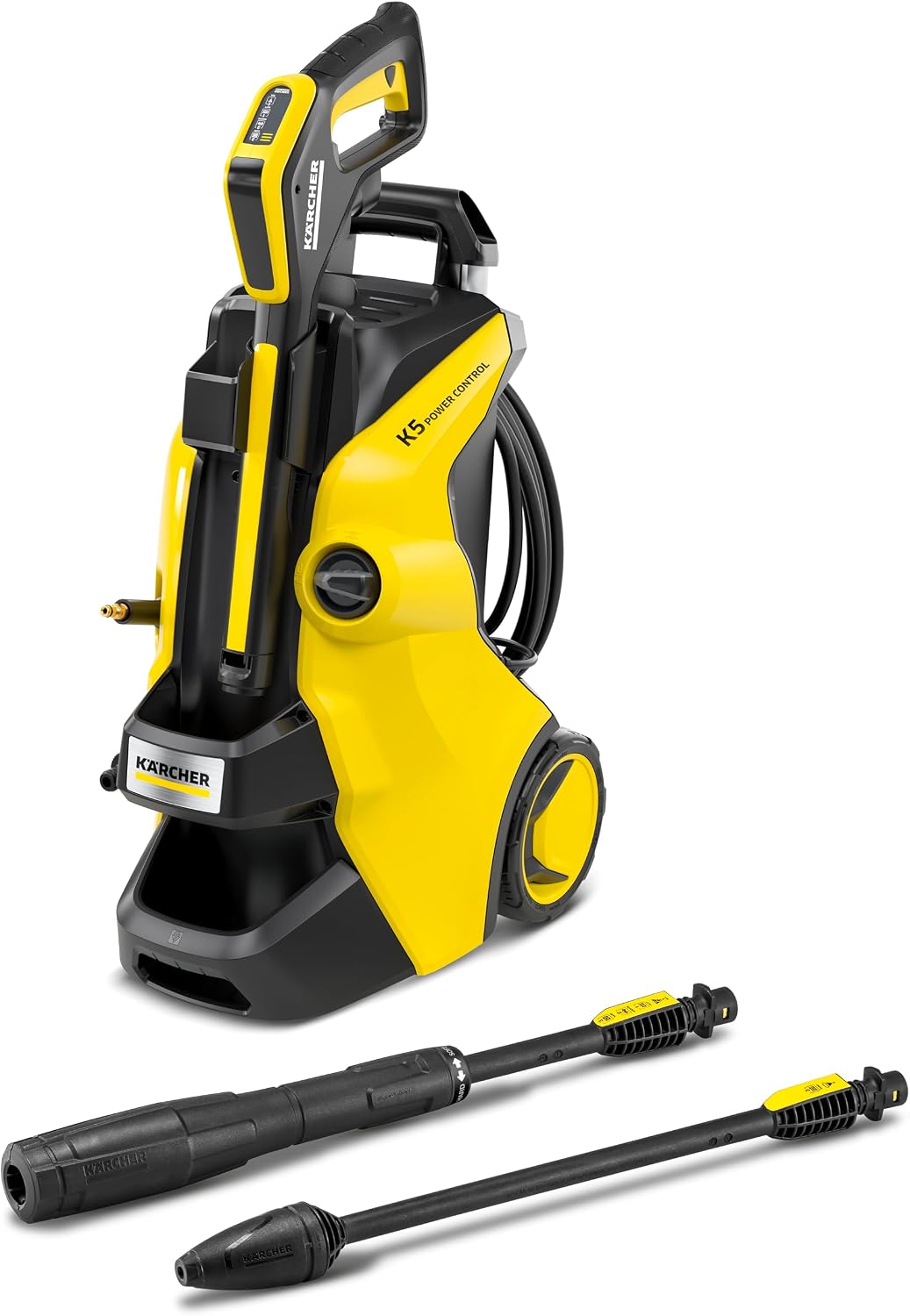 Kärcher Hogedrukreiniger K 5 Power Control, druk: max. 145 bar, wateropbrengst: 500 l/u, gewicht: 13 kg, oppervlakteprestatie: 40 m2/u, waterfilter