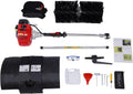 DaiJiubu Sneeuwfrez Benzinemotor, 1700 W, motorbezem, veegmachine, elektrische veegmachine, sneeuwschuiver, bezem, motorborstel, sneeuwruimer