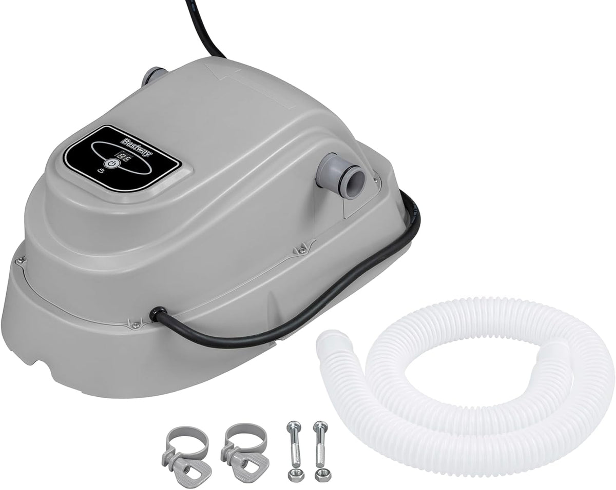 Bestway Elektrische kachel verwarming, 2800 W, grijs, voor bovengronds zwembad