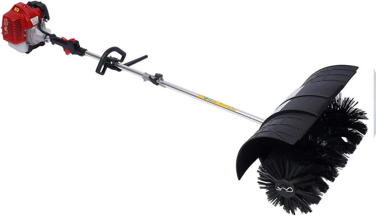Caskunbsy Sneeuwfrez Efficiënte Draagbare Gasbezem, Power Cleaning Sweeper Handd Gas, Handmatige Veegmachine, Benzine Elektrische Sneeuwblazer