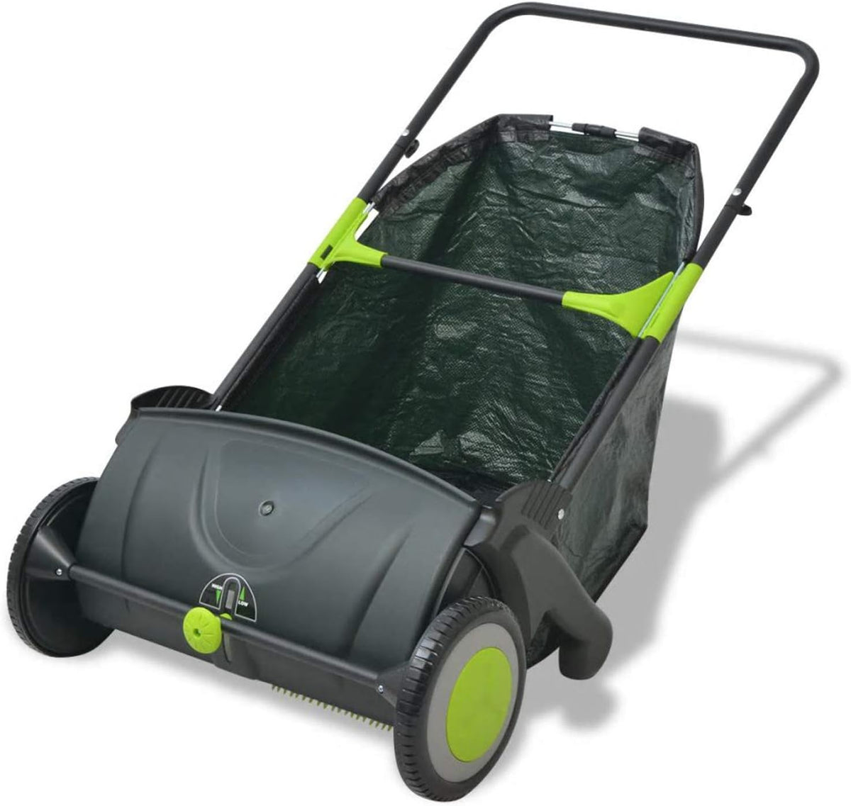 Tuinafvalzakk Tidyard Blad- en gazonveegmachine, 103 l, voor de tuin, met afneembare verzameltas, tuin- en tuin-elektrisch gereedschap