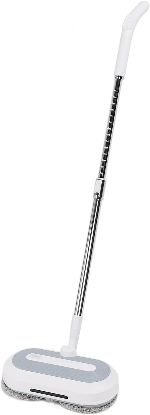 Garsent Vloerreinigingsmachine Elektrische Dweil, 2 in 1 Spin Dweilen en Vloerwassermachine, Elektrische Spinvloer (EU-plug 100-240V), met Waterspuit