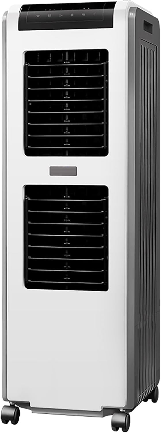 Mobiele airco Sxpypiz Draagbare industriële airconditioning, 4 wielen, 30 liter watertank, mobiele 3-in-1 airconditioning, voor thuis/kantoor (groot).