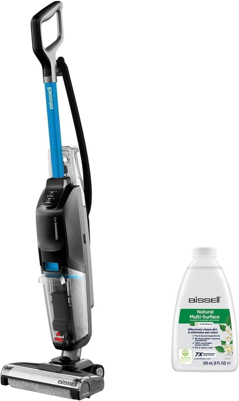 Bissell Nat- en droogzuiger CrossWave HF2 Nat, met Kabel 3845N, Droogstofzuiger